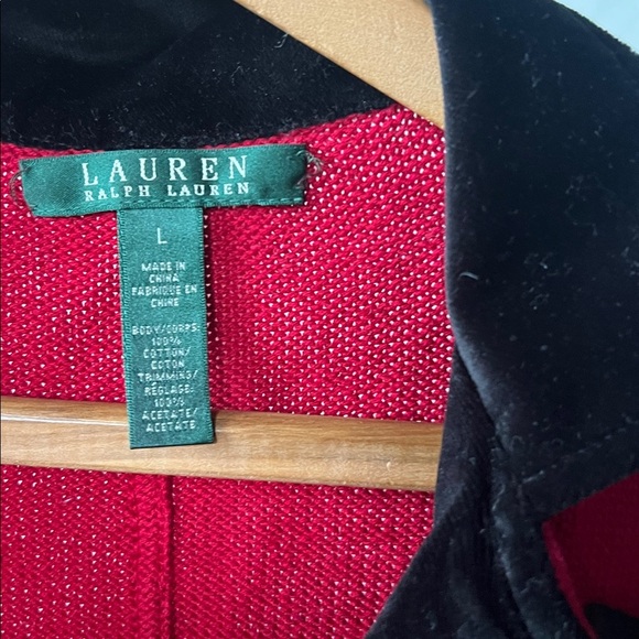 Ralph Lauren LRL Preppy Cardigan Size Large - Picture 2 of 3